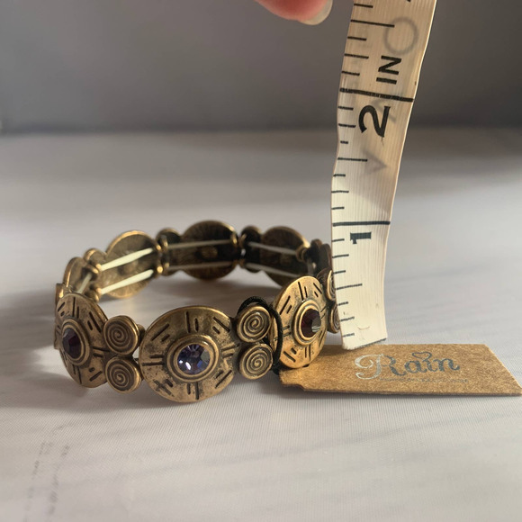 Rain bracelet with multi-colored rhinestones NWT - Picture 2 of 4